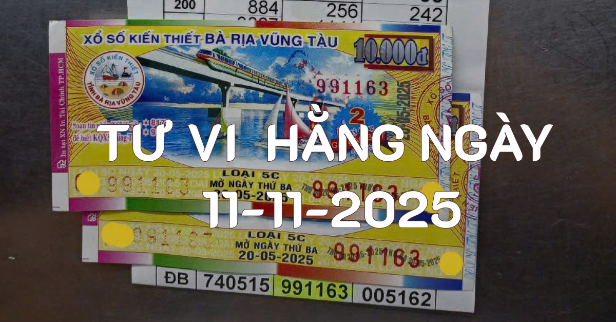 Tử Vi Hôm Nay 11/11/2025 - Hôm nay, ngày 11/11/2025, là ngày Giáp Thân – Bạch Hổ Hắc Đạo, một ngày được xem là Đại Hung.